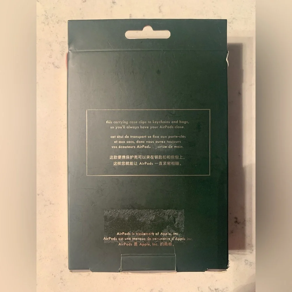 Kate Spade Pink AirPods Case New In Box